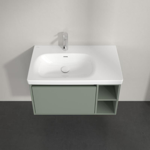 Mobilier suspendat pentru lavoar Villeroy & Boch Skyla 77,2 cm, Soft Close, soft green [2]