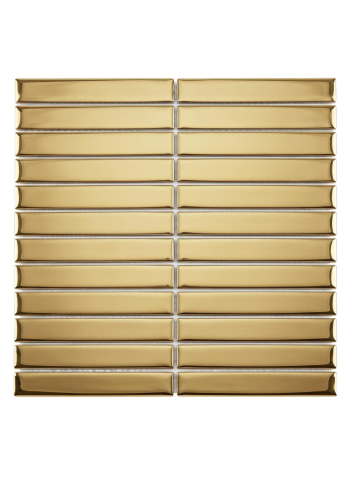 Accesorii baie - Mozaic de Perete Glass REA P14457 Auriu Lucios 297x292x8 mm