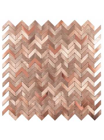 Accesorii baie - Mozaic REA P14453 Brush Copper 305x300x4 mm finisaj lucios periat