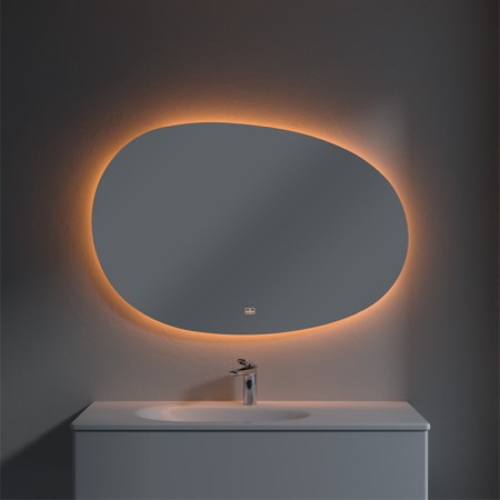 Oglinda asimetrica, Villeroy & Boch, Antao, cu iluminare LED [3]