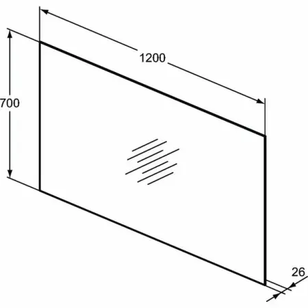 Oglinda cu iluminare si dezaburire Ideal Standard Mirror&Light Ambient 120x70 cm [3]