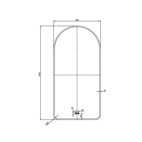 Oglindă cu LED, dezaburire, ceas și bluetooth Cosimo Bronze 50x100 cm, lumină Internă și Ambientală, ramă bronz [1]