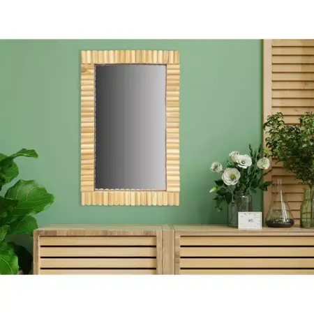 Oglinda dreptunghiulara Rea Boho KLNA-MR01 rama lemn 55 cm [3]