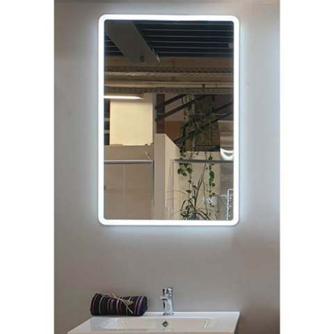 Oglinzi cu iluminare - Oglinda Fluminia, Morris Superlight, dreptunghiulara, cu iluminare LED, 3 culori