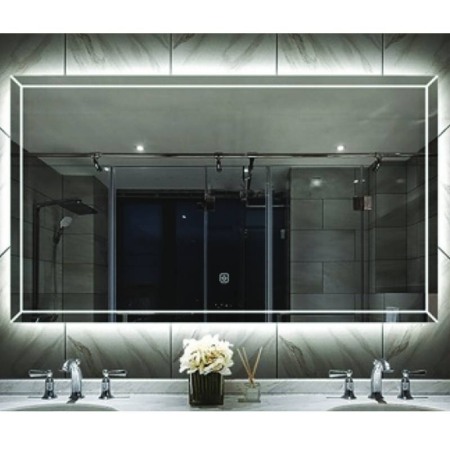 Oglindă Fluminia, Palladio 90, dreptunghiulară 90 x 65cm, cu LED Ambiental Light, 3 culori, dezaburire [5]