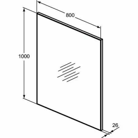 Oglinda Ideal Standard H 80x100 cm [2]