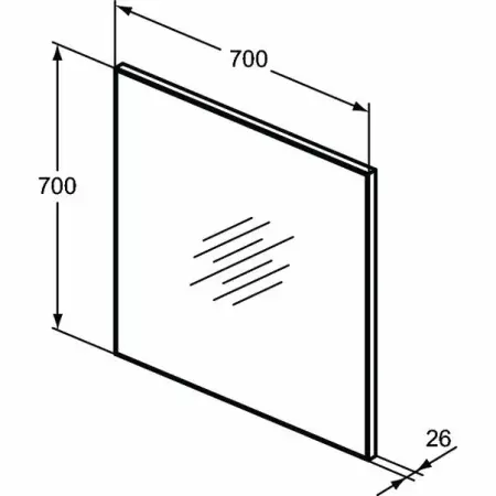 Oglinda Ideal Standard S 70x70 cm [3]