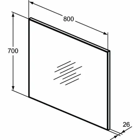 Oglinda Ideal Standard S 80x70 cm [3]