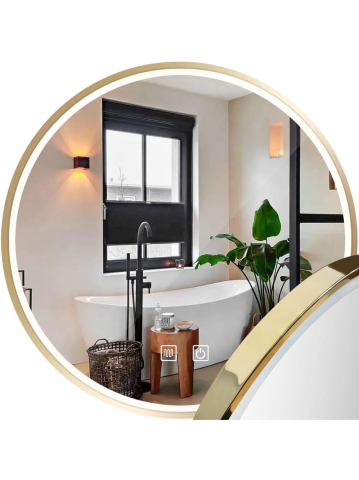 Mobilier Baie - Oglindă LED 50cm MMJ auriu