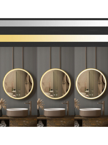 Oglindă LED 50cm MMJ auriu [5]