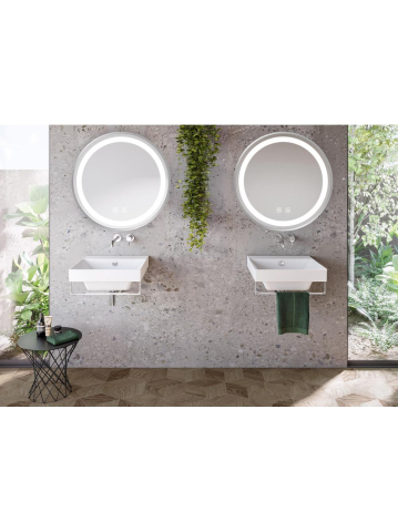 Oglindă LED 50cm MMJ crom periat [7]