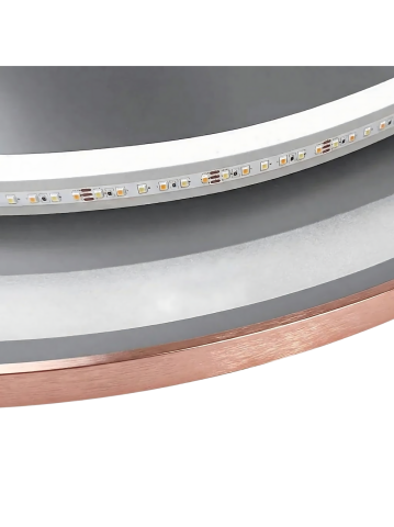 Oglindă LED 50cm MMJ cupru periat [8]