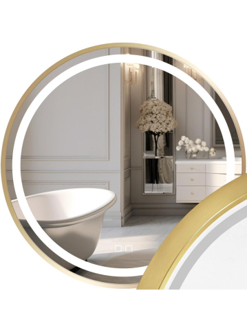 Mobilier Baie - Oglindă LED 60cm MMJ auriu