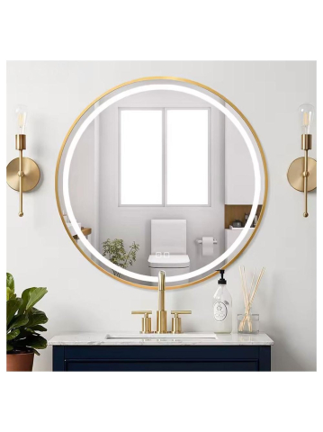 Oglindă LED 60cm MMJ auriu [2]