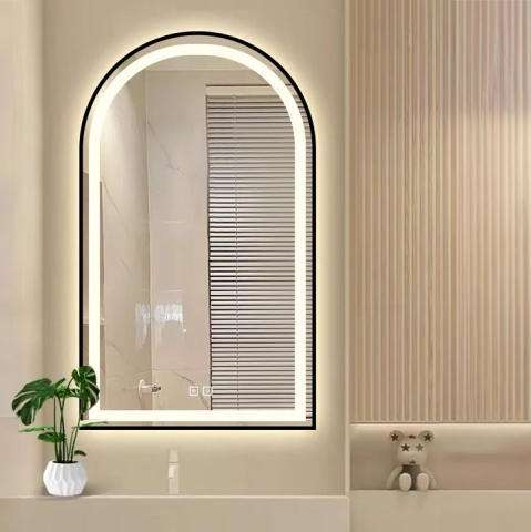 Oglindă LED 60x100cm DASH negru [6]