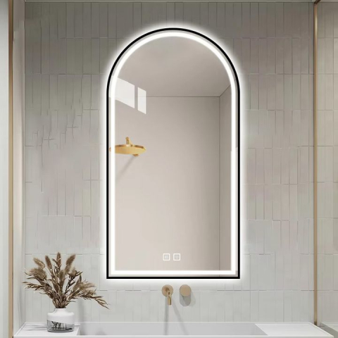 Oglindă LED 60x100cm DASH negru [7]