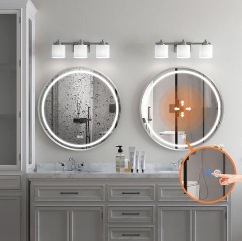 Oglindă LED 80cm MMJ Crom periat [3]