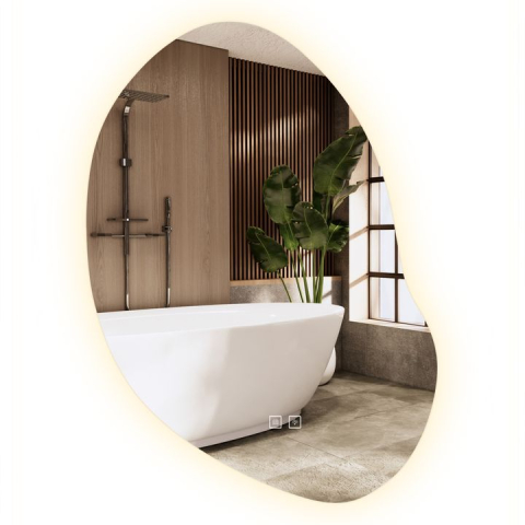 Mobilier Baie - Oglindă LED 80x60cm CLOUD C