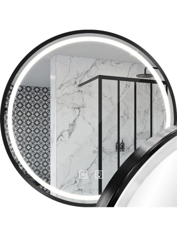 Mobilier Baie - Oglindă LED 90cm MMJ Negru