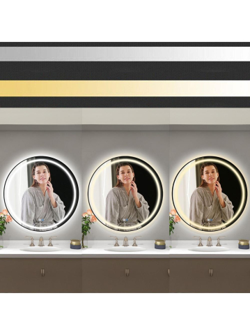 Oglindă LED 90cm MMJ Negru [6]