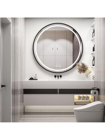 Oglindă LED 90cm MMJ Negru [4]