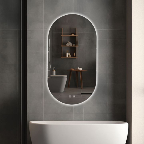 Oglindă LED EGG 60x80 cm [7]