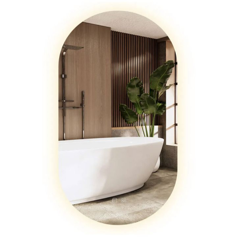 Mobilier Baie - Oglindă LED EGG 60x80 cm