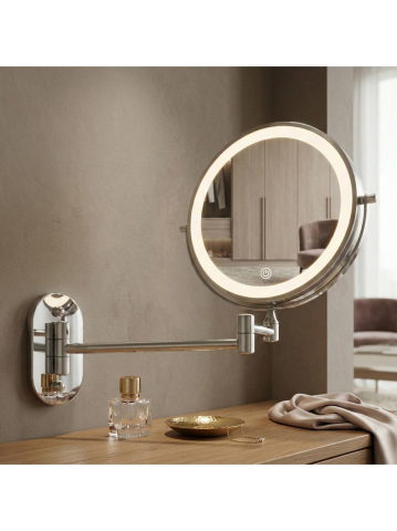 Oglindă LED Glow crom [1]