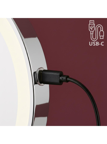 Oglindă LED Glow crom [7]