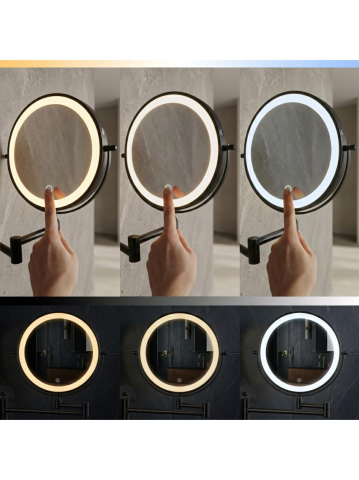 Oglindă LED Glow negru [5]