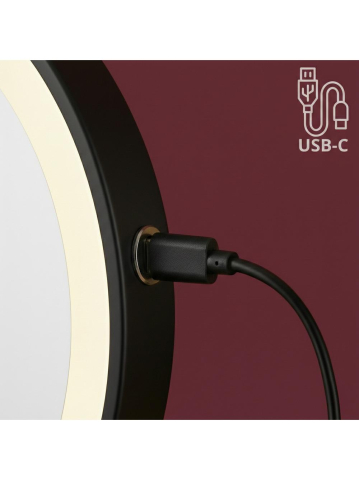 Oglindă LED Glow negru [7]