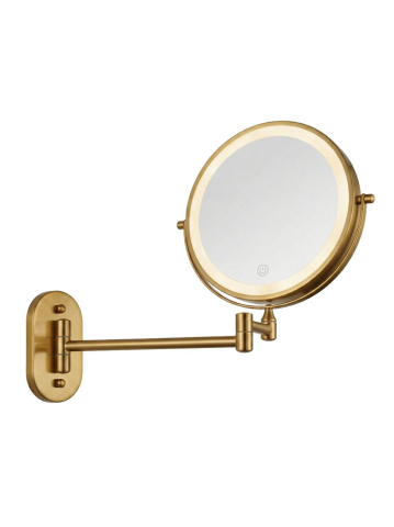 Oglindă LED Glow Old auriu periat [8]