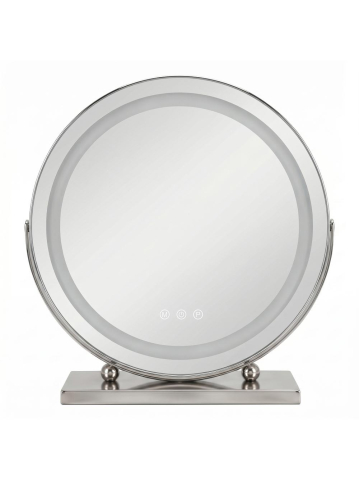 Oglinda LED Make-Up Rea crom 40 cm rotunda cu iluminare 12W [1]