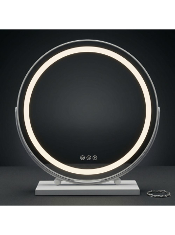 Oglindă LED MAKE-UP alb 50 cm [4]