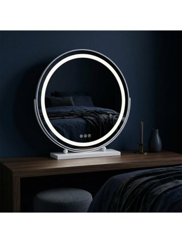Oglindă LED MAKE-UP alb 50 cm [2]
