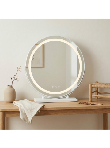 Oglindă LED MAKE-UP alb 50 cm [6]