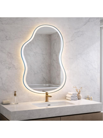 Oglindă LED UNO DOUBLE 80x55 cm [6]