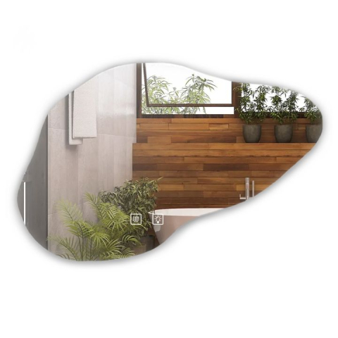 Mobilier Baie - Oglindă P11229 LED CLOUD B 100x70cm