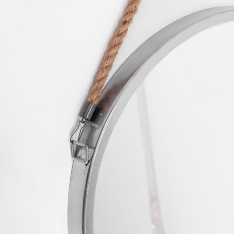 Oglindă rotundă 40CM KLMH-0410S-1 crom [2]