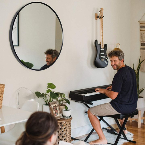 Oglinda rotunda MR18-20600 60 CM negru [8]