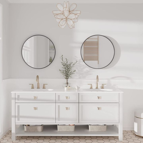 Oglinda rotunda MR18-20600 60 CM negru [3]