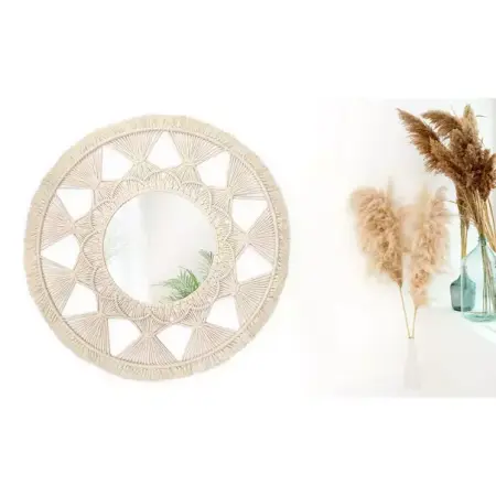Oglinda rotunda Rea Boho 322050 bej 65 cm [2]