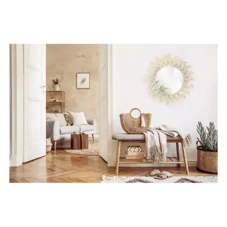 Oglinda rotunda Rea Boho 322086 bej 50 cm [2]