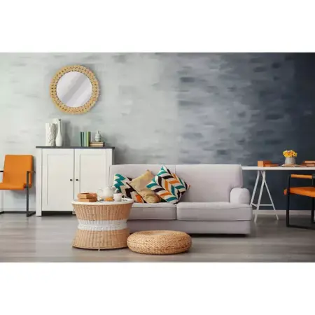 Oglinda rotunda Rea Boho KLNA-MR01 rama lemn 36 cm [5]