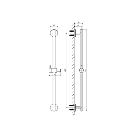 Omnires bară de duș |66 DR12WM [1]
