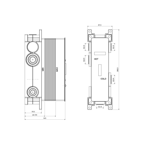 Omnires element ascuns al bateriei BOXTE3F [1]