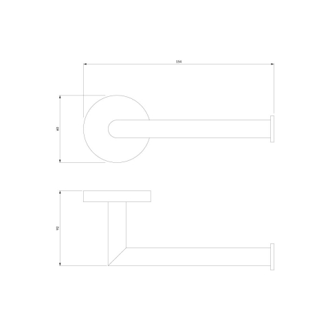 Omnires Modern Project suport pentru hârtie igienică alb MP60510WM [1]