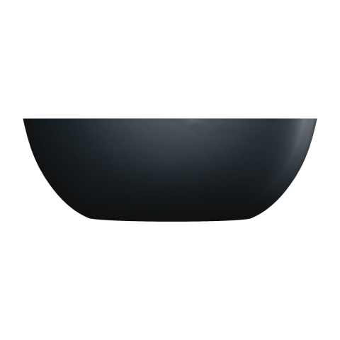 Omnires Shell M+ cadă freestanding 148x75 cm ovală negru SHELL148WWBLV [2]