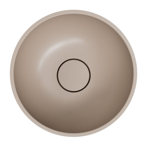 Omnires Shell M+ lavoar 35x35 cm rotund sub blat maro/bej SHELL350UNDB [3]