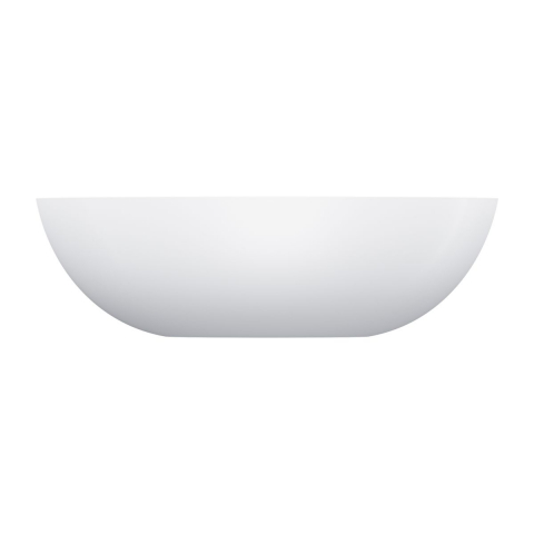 Lavoare pe blat - Omnires Shell M+ lavoar 50x32 cm ovale sub blat alb SHELL500UNBM
